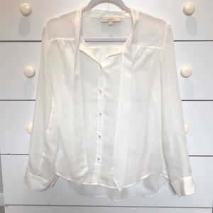 Loft sheer blouse